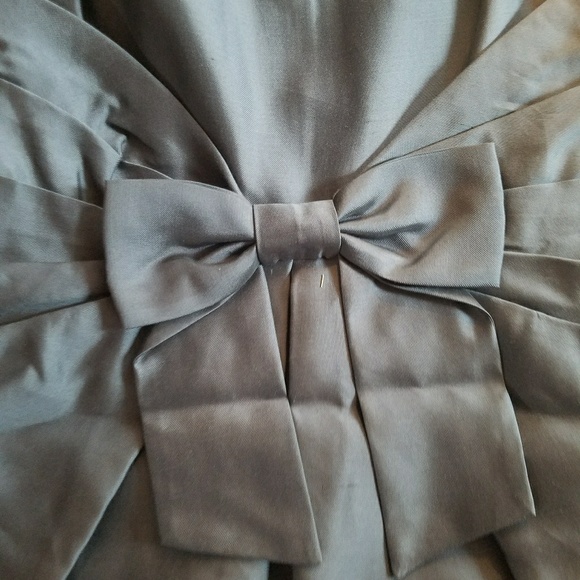 Kate spade grey/silver jillian bow dress - Picture 3 of 5